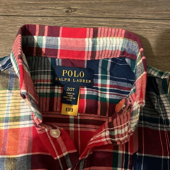 Polo Ralph Lauren Girls Plaid Dress - Picture 4 of 4